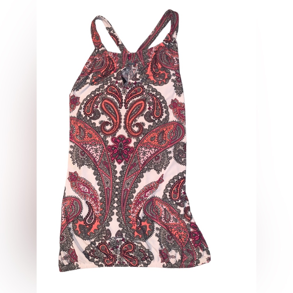 Paisley Print Halter Top by INC Medium - Picture 4 of 8